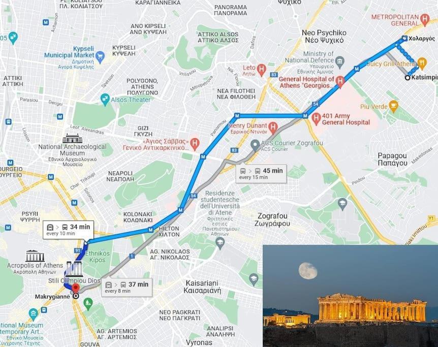Athens Paradise Cozy 53 Sqm Apartament Near To Metro Exterior photo